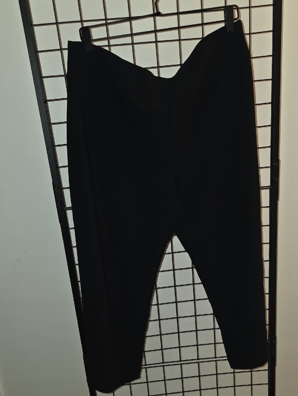 Boston Proper Black High-Rise Tapered Pants